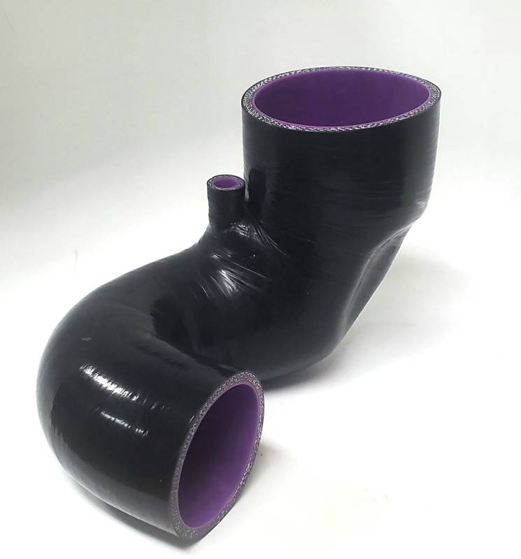 RZR Pro R Silicone Tube — Throttle Body to Intake (5‑Ply)